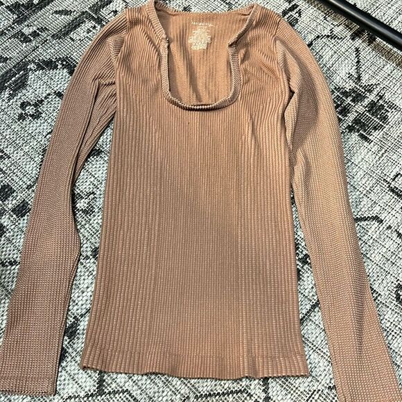 Free People Intimately Clean Slate Seamless Layering Top in Withered Rose - Picture 2 of 3